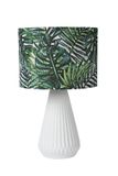 SERENOA - Stolná lampa - priemer 25 cm - 1xE14 - biela