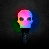 Halloweenska LED lampa - lebka - na batérie