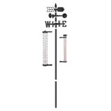 Záhradná meteorologická stanica - teplomer, zrážkomer, anemometer - 145 cm