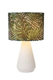 SERENOA - Stolná lampa - priemer 25 cm - 1xE14 - biela