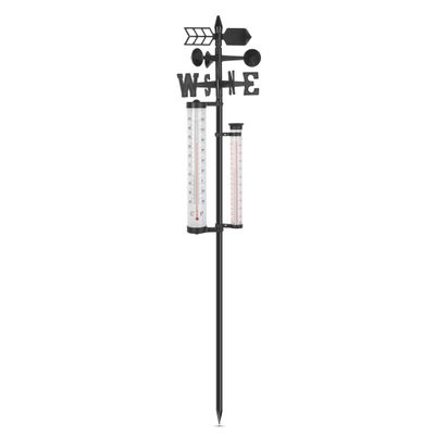 Záhradná meteorologická stanica - teplomer, zrážkomer, anemometer - 145 cm