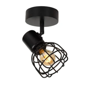 FILOX Ceiling spot.-Black-O10-1xE14-40W-Metal