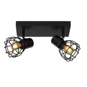 FILOX Ceiling spot.-Black-2xE14-40W-Metal