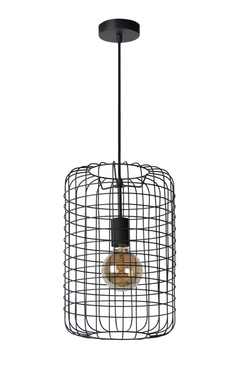 Lucide ESMEE - Pendant light - O 26 cm - 1xE27 - B – Obrázok 5
