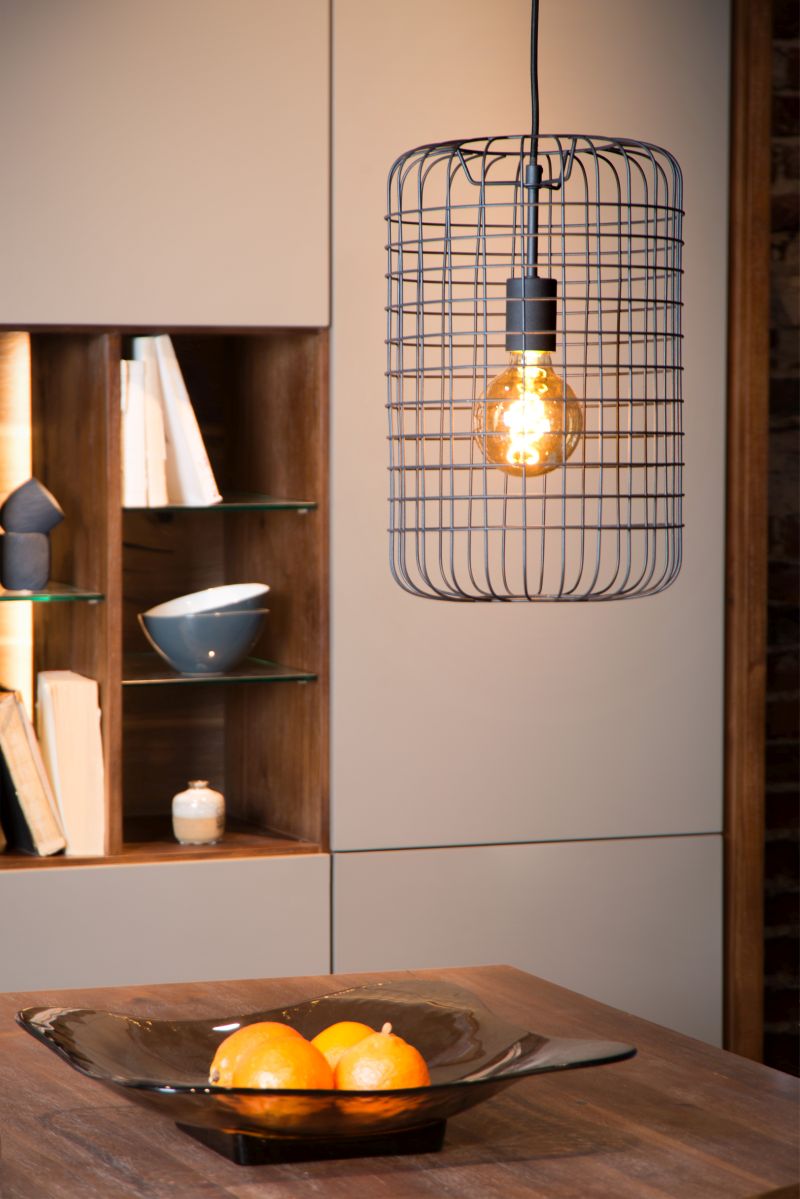 Lucide ESMEE - Pendant light - O 26 cm - 1xE27 - B – Obrázok 3