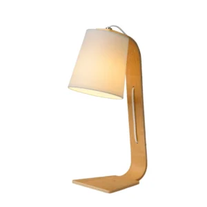 NORDIC Table lamp-White-1xE14-40W-Plywoo.