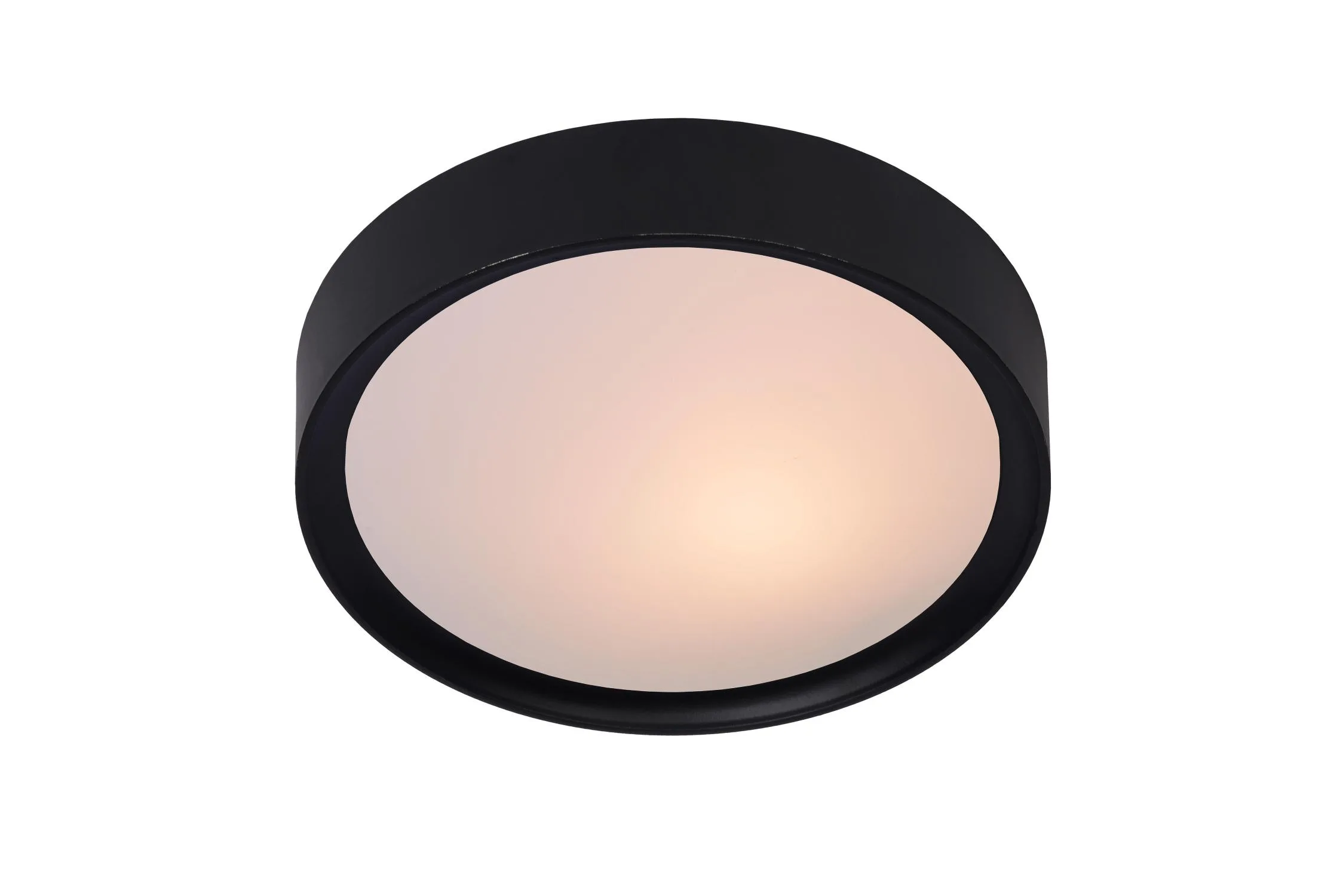 LEX Flush ceilin.-White-O25-1xE27-9W-Synthe.