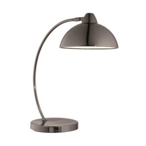 LYSVIK stolná lampa čierny chróm