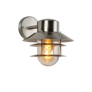 ZICO Wall light Outd.-Satin .-O21,8-1xE27-60W-IP44