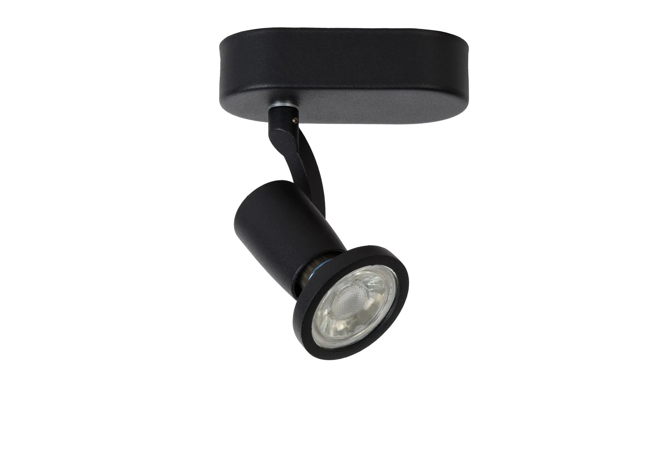 JASTER-L. Ceiling spot.-Black-LED-1xGU10-5W-2700K – Obrázok 2
