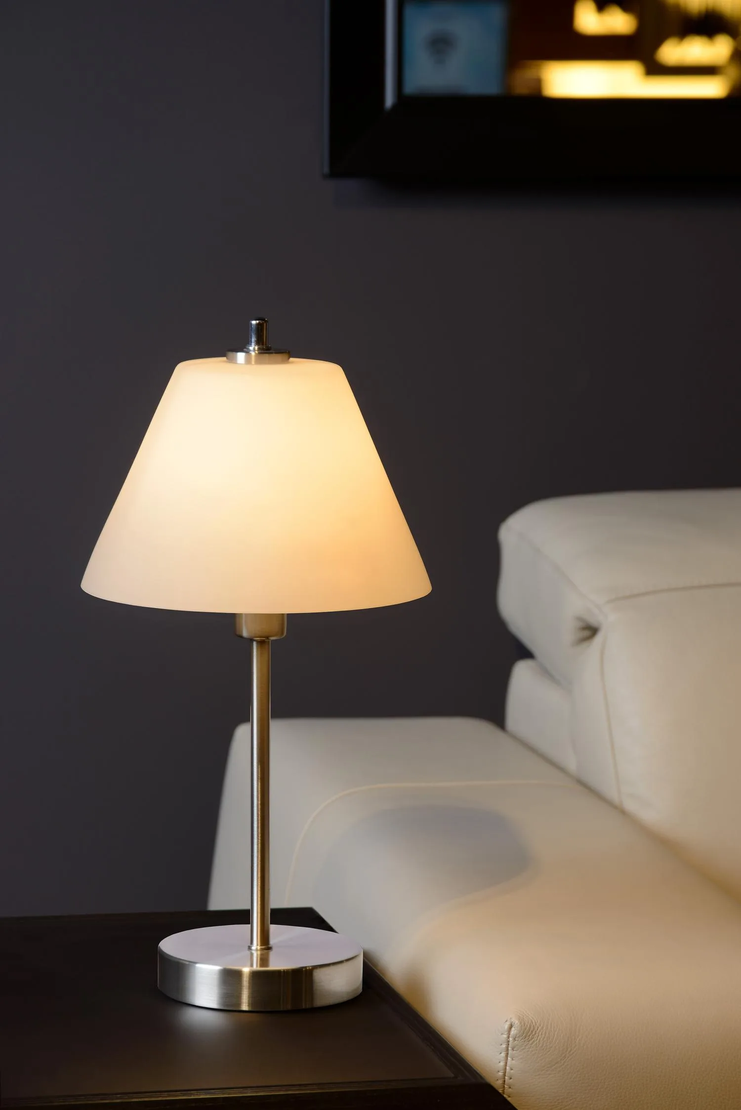 TOUCH Table lamp-Satin .-O22-1xE14-40W-Metal – Obrázok 4