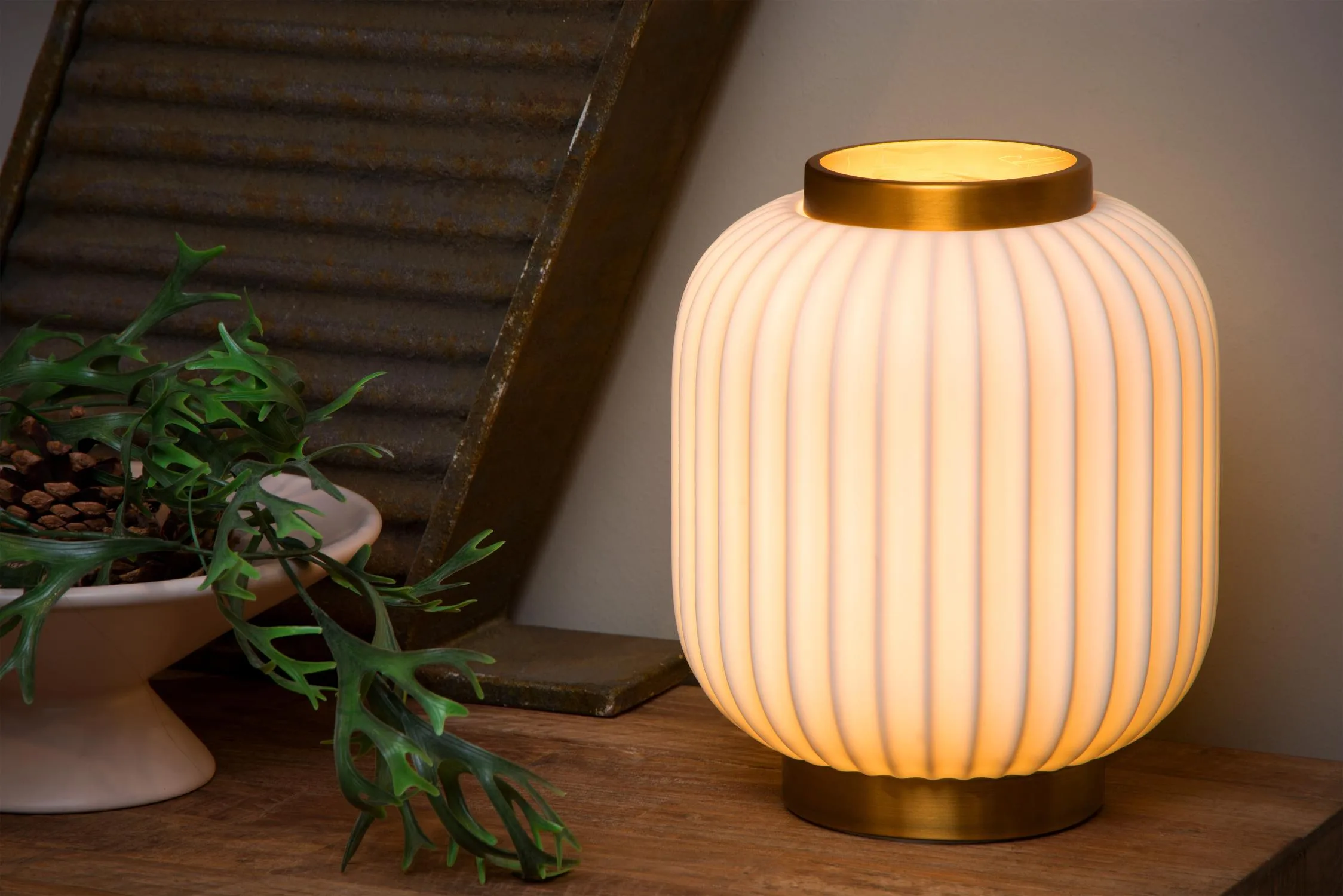 GOSSE Table lamp-White-O19,5-1xE14-25W-Porcel. – Obrázok 4