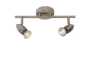 CARO-LED Ceiling spot.-Satin .-LED-2xGU10-5W-2700K