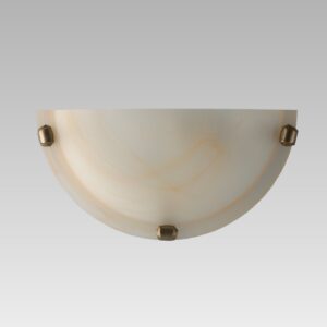 ALABASTER 1xE27/60W, 1/2, BROWN/ABS