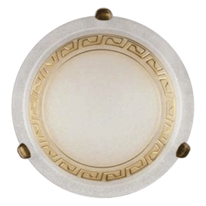 AURA 2xE27/60W, ABS/ALABASTER DECOR