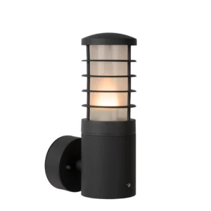 SOLID Wall light Outd.-Anthra.-O9-1xE27-60W-IP54