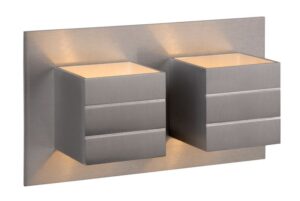 Lucide BOK - Wall light - 2xG9 - Satin Chrome