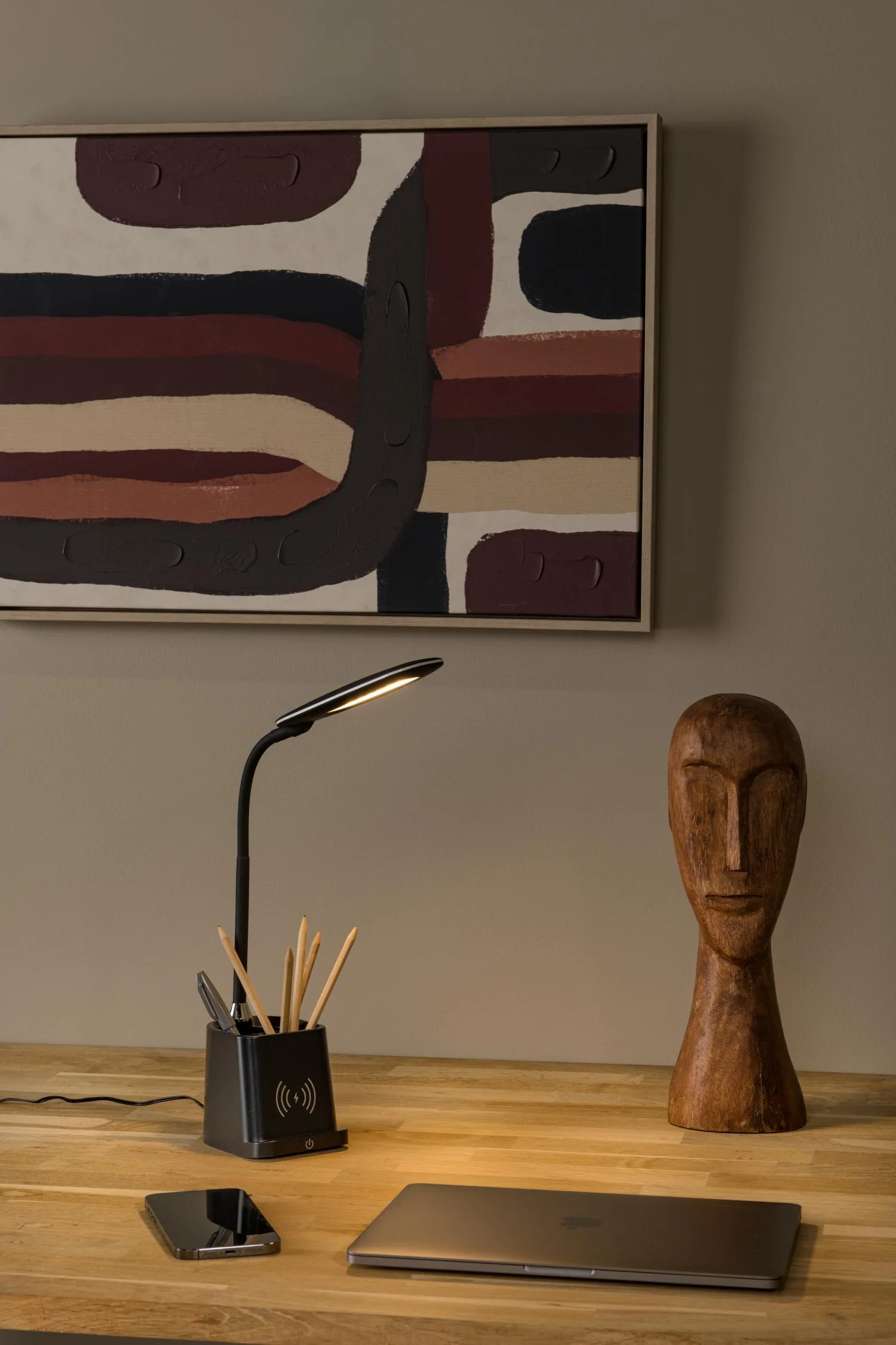 PENNY Desk lamp-Black-LED Dimm.-4,7W-3000K-Abs – Obrázok 4