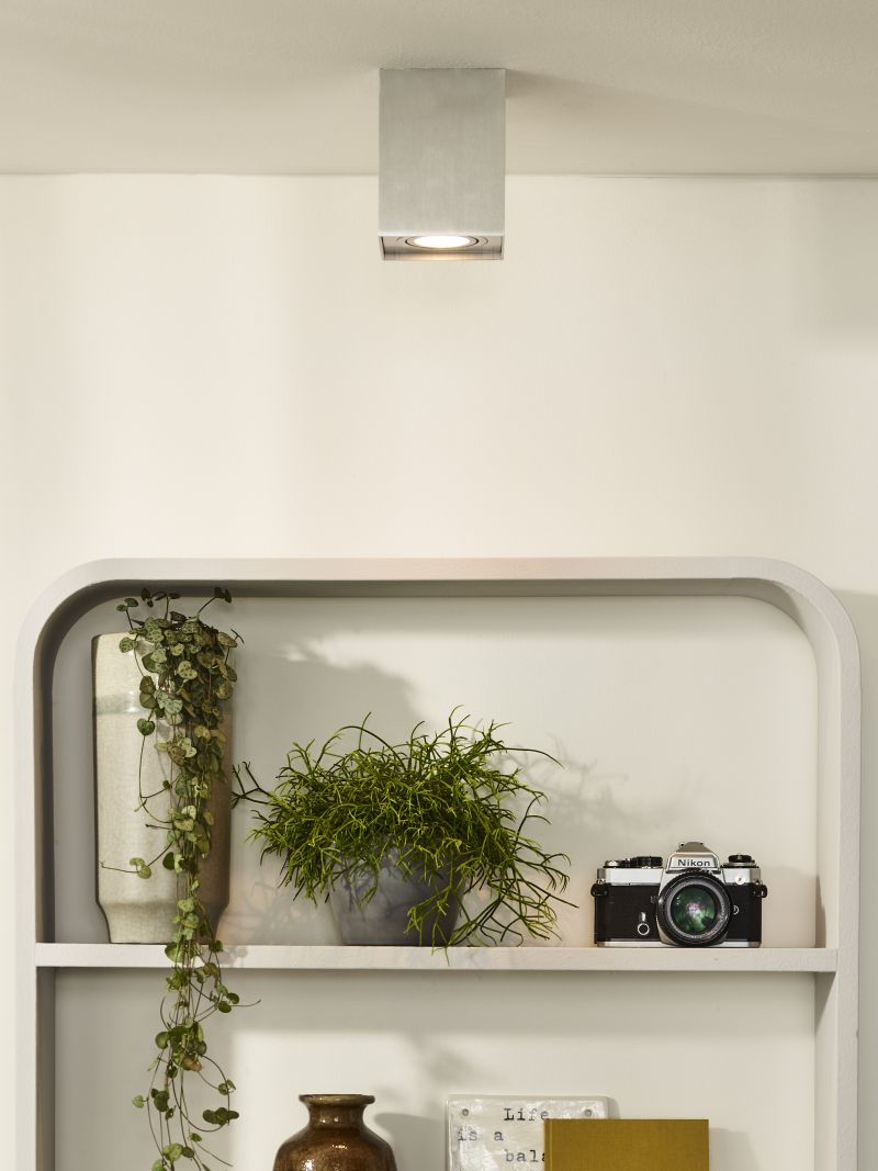 Lucide TUBE - Ceiling spotlight - 1xGU10 - Satin C – Obrázok 3