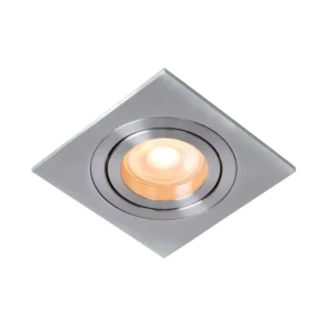 TUBE Recessed spo.-Satin .-1xGU10-50W-Alumin.