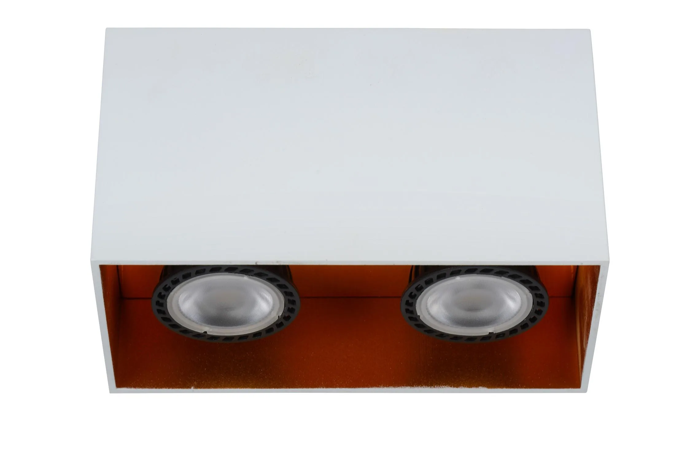 BIDO Ceiling spot.-White-2xGU10-50W-Alumin. – Obrázok 2