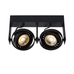 GRIFFON Ceiling spot.-Black-LED DTW-2xGU10 (ES111)