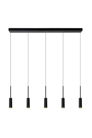 TUBULE Pendant light-Black-LED-7W-2700K-Alumin.