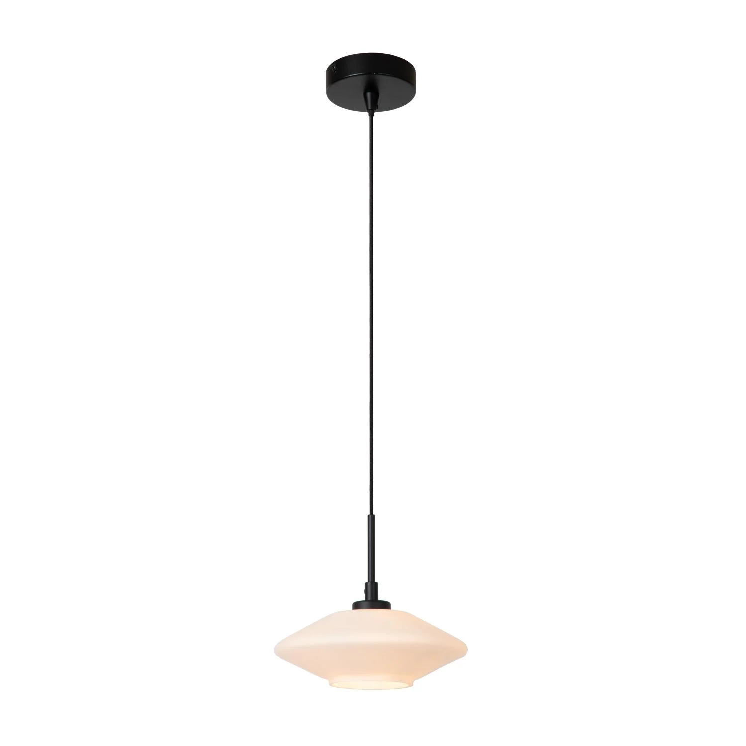 TREVOR Pendant light-Opal-O20-1xG9-40W-Glass