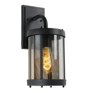 MAKKUM Wall light Outd.-Black-1xE27-40W-IP23-Metal