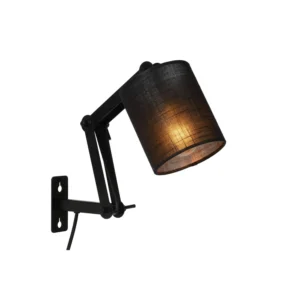 TAMPA Wall light-Black-1xE27-40W-Metal
