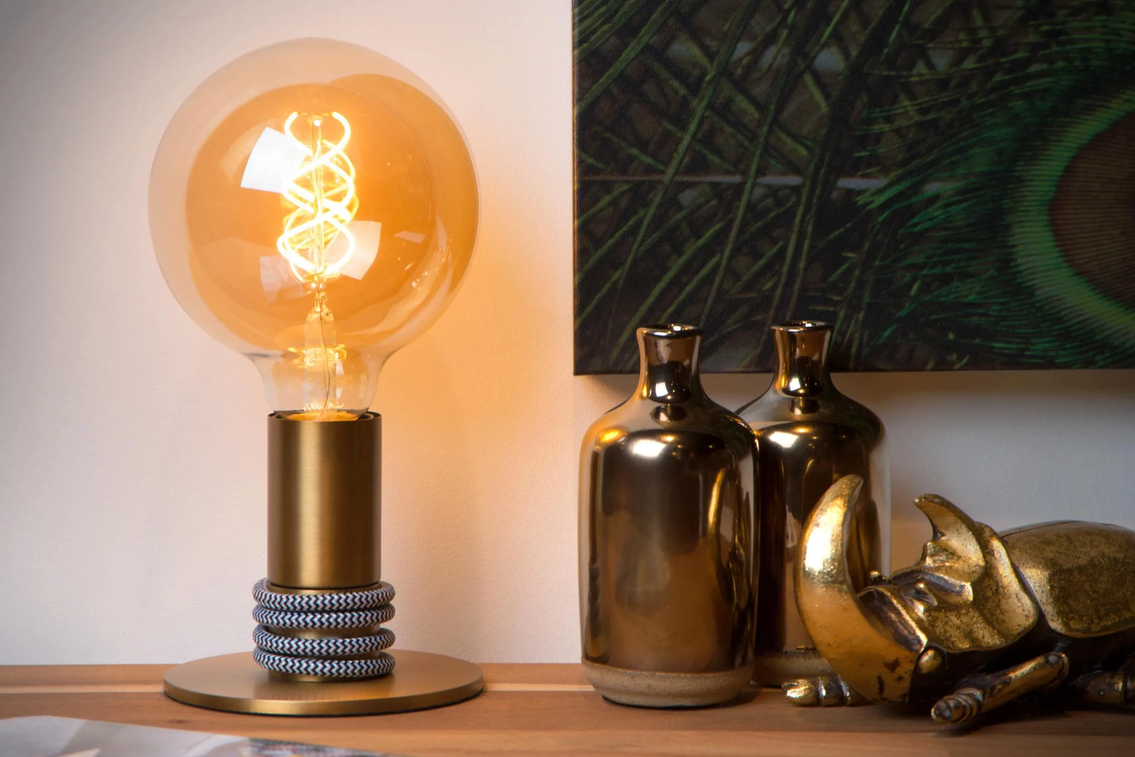 MARIT Table lamp-Matt G.-1xE27-40W-Steel – Obrázok 4