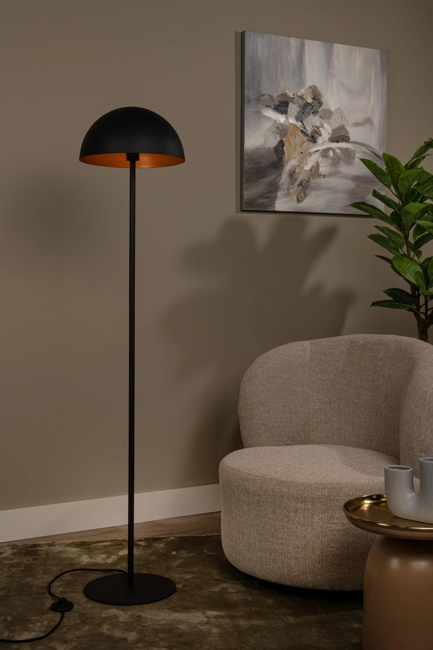 SIEMON Floor lamp-Blue-O35-1xE27-40W-Steel – Obrázok 4