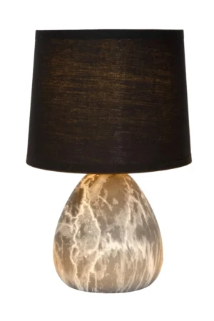MARMO Table lamp-Black-O16-1xE14-40W-Cerami.