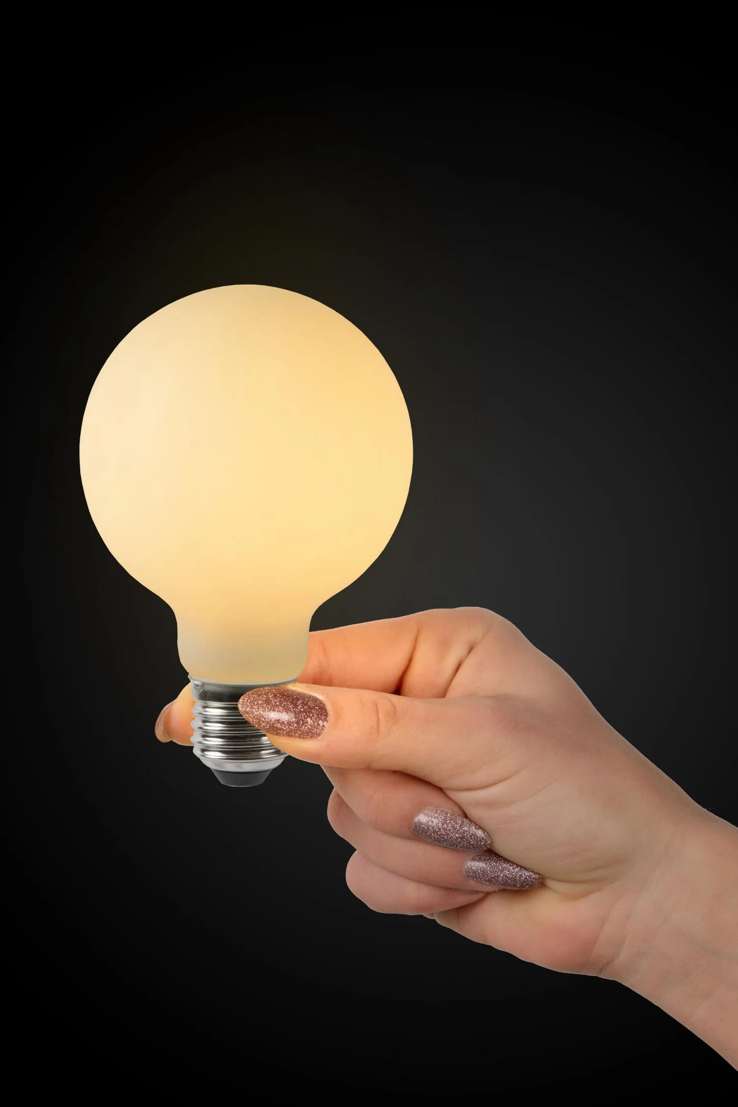 G80 Fil. Bulb-Opal-LED Dimm.-1xE27-4,9W-2700K – Obrázok 4