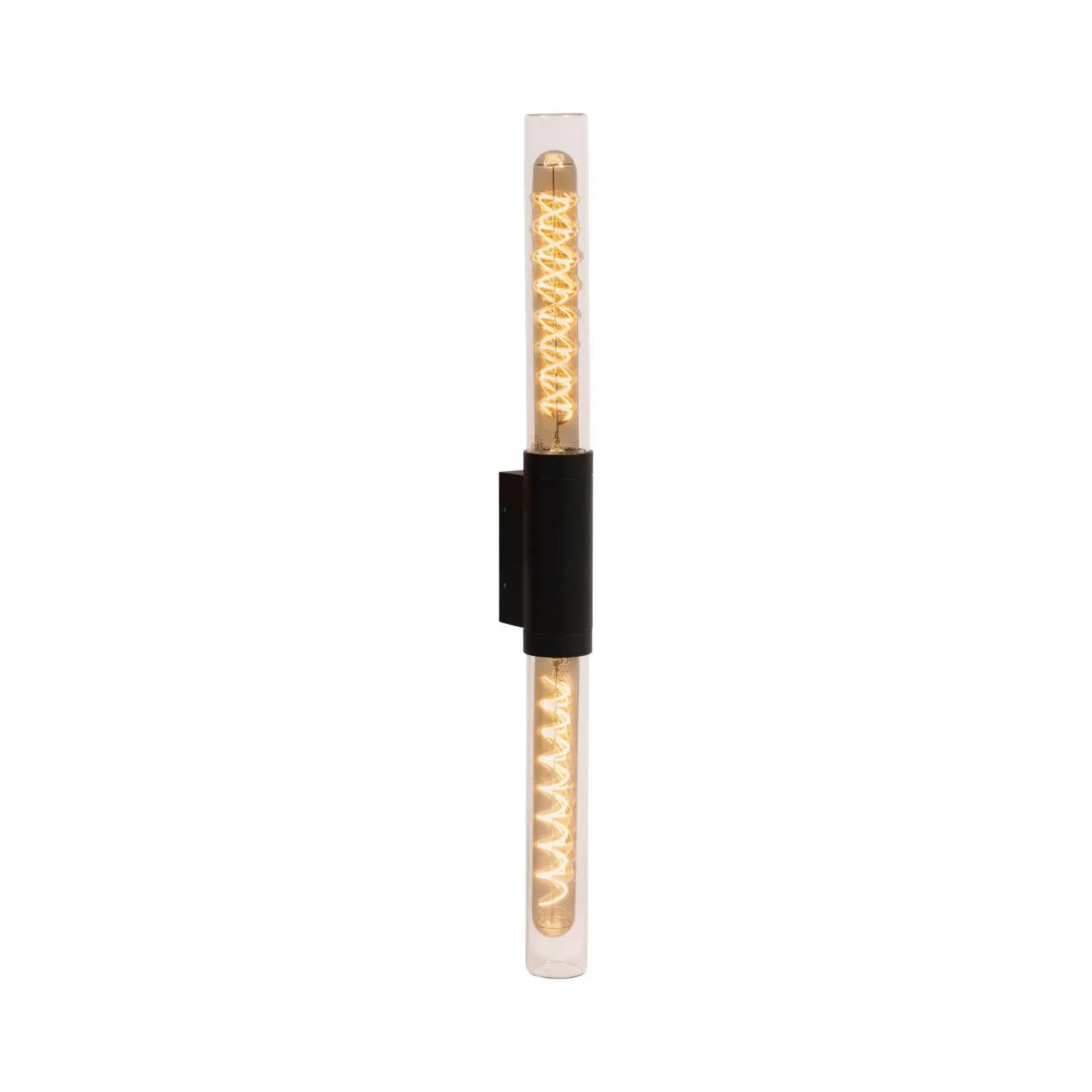 PILAR Wall light Outd.-Black-1xE27-6W-IP54-Glass – Obrázok 3