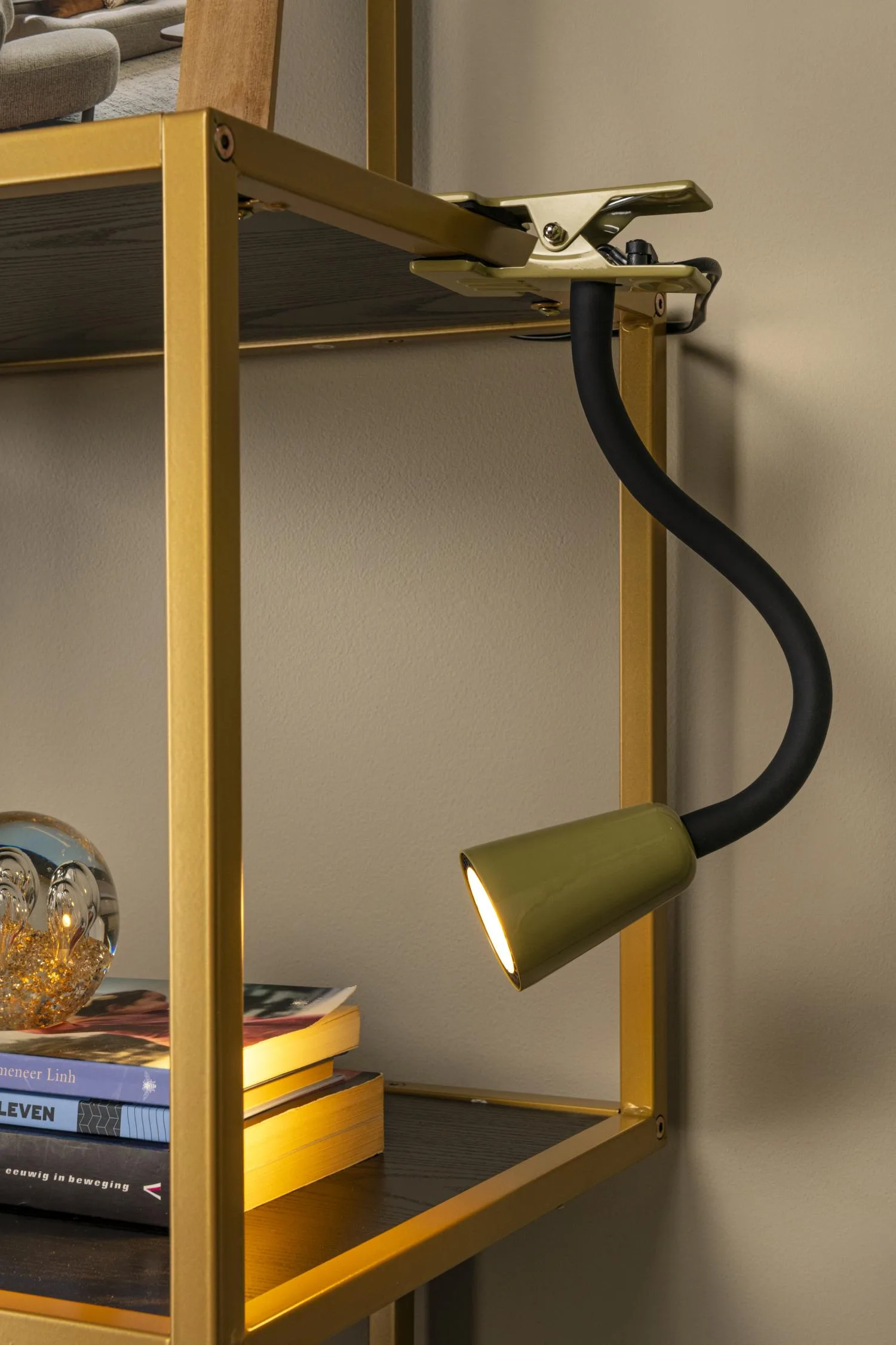 JASPER Clamp lamp-Green-1xGU10-25W-Metal – Obrázok 4