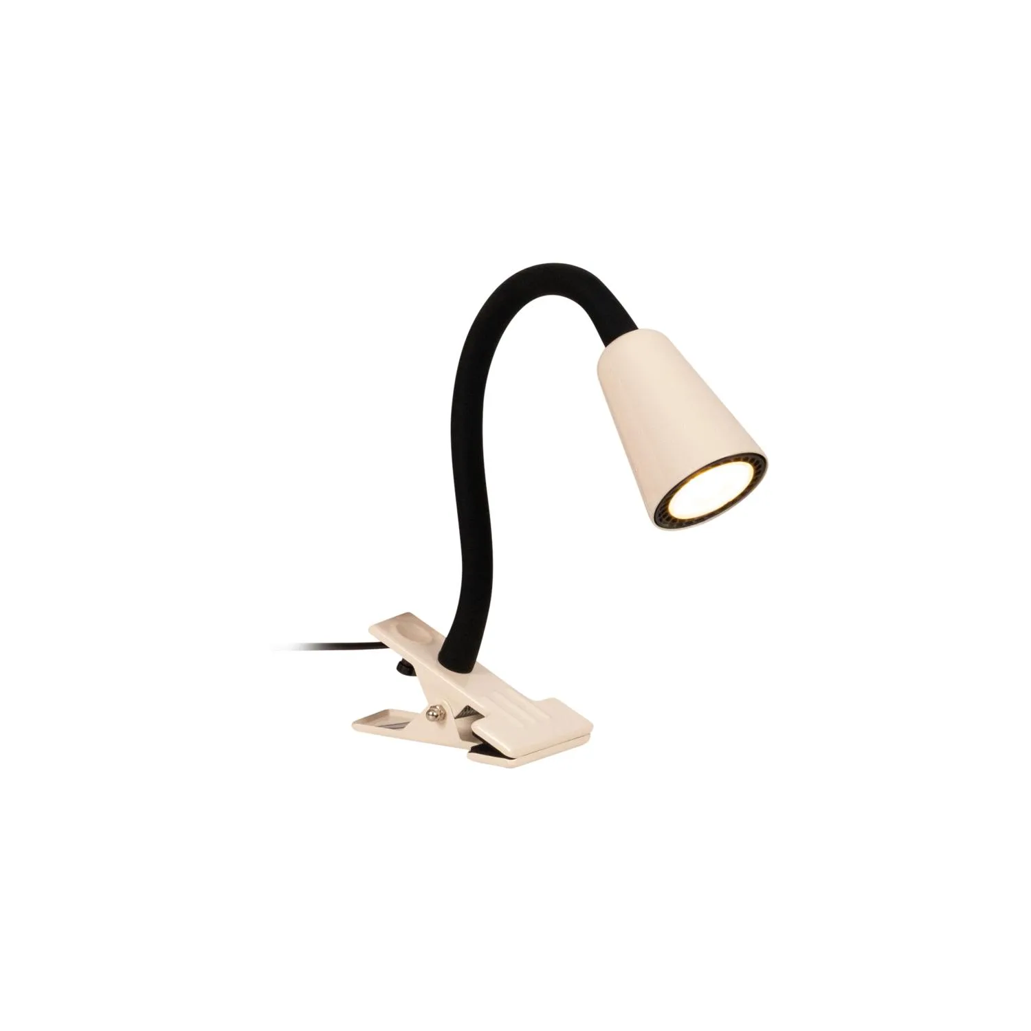 JASPER Clamp lamp-Cream-1xGU10-25W-Metal – Obrázok 5
