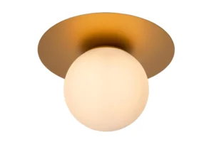 TRICIA Flush ceilin.-White-O25-1xE27-15W-Metal