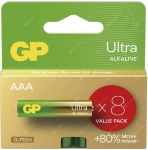 GP alkalická batéria ULTRA AAA (LR6) 8PP