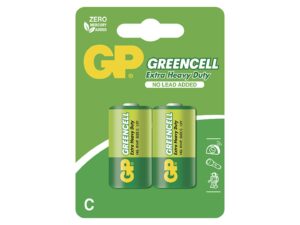 Zinko-chloridová batéria GP Greencell R14 (C)
