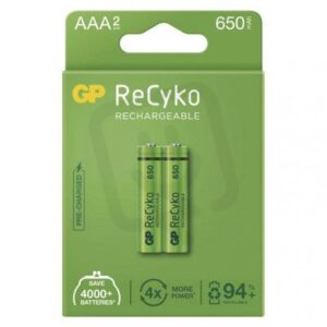 Nabíjacia batéria GP ReCyko 650 (AAA) 2 ks