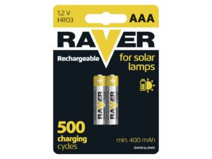Nabíjacia batéria RAVER 400 mAh HR03 (AAA)