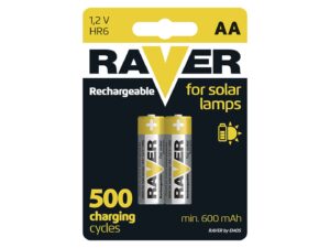 Nabíjacia batéria RAVER 600 mAh HR6 (AA)