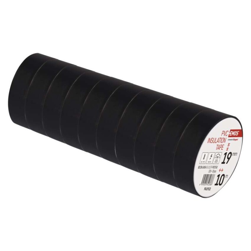 Izolačná páska PVC 19mm / 10m čierna