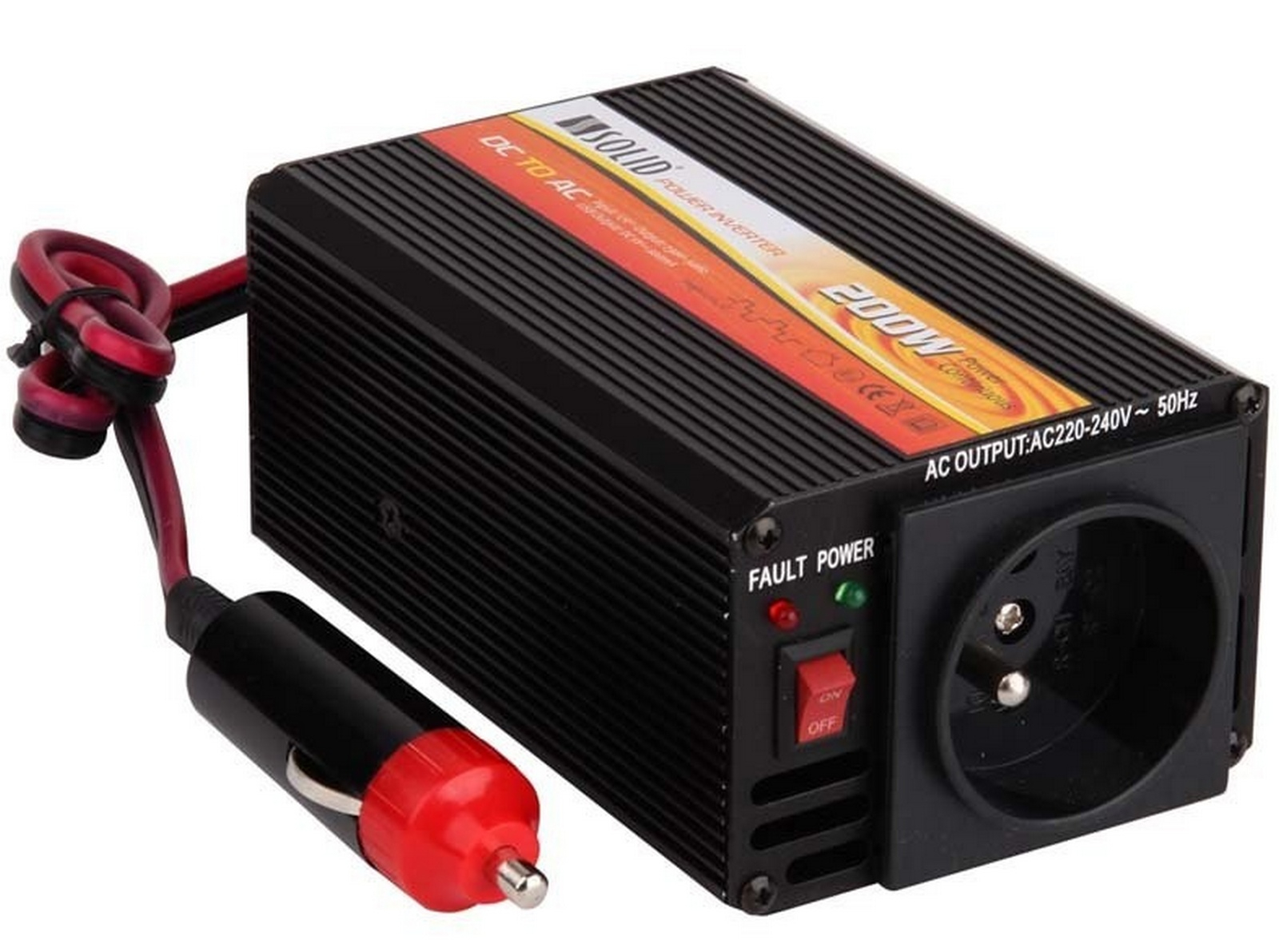 Menič napätia 200W 12V na 230V 50Hz