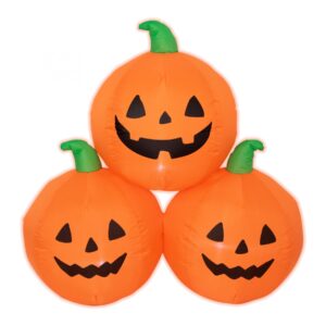 Nafukovacie tekvice Halloween (3 tekvice), 90 cm,