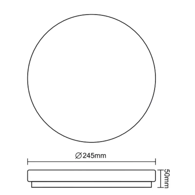 LED 12W/kruh,nadsad./neut. – Obrázok 5