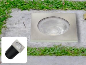 LED 4W/štvor.,podl./neut.