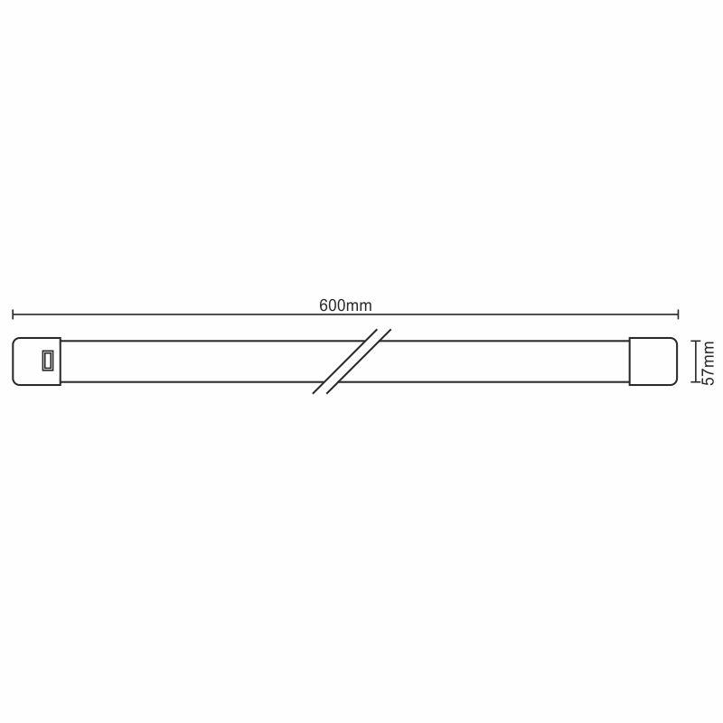 LED nadsad.sviet.600mm 18W/neut.+vyp. – Obrázok 5