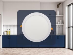 LED panel 24W/kruh,vsad.-biela/neut.